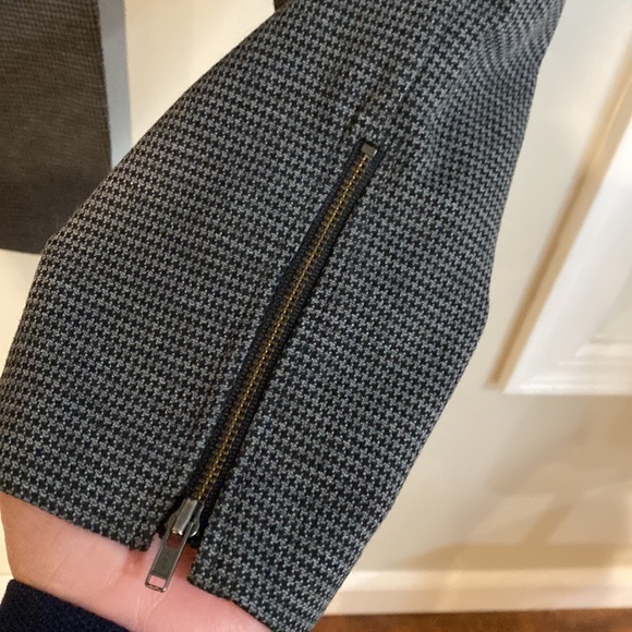 Talbots stretch fitted cotton houndstooth pants - Picture 3 of 5